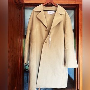 NWT Calvin Klein Men’s Wool Overcoat